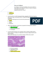 Pathology of Diseases of Infancy and Childhood