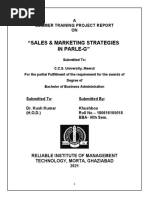 Compt Sales & Marketing Strategy Parle G Biscuit 2016
