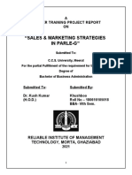 Compt Sales & Marketing Strategy Parle G Biscuit 2016