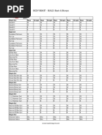 BodyBeast Build - Back and Biceps Workout Sheet