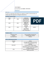 Name: Under Graduated in Electronics Engineer Address: Email: Objective