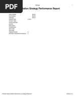 Tradestation Strategy Performance Report: Settings