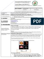 Lesson Plan in Science 7: San Fernandinonational High School