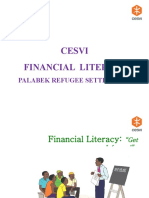 CESVI FINANCIAL LITERACY PALABEK REFUGEE SETTLEMENT