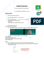 Teacher Google Classroom Sheet