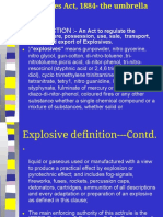 Explosives Act 1884 summary