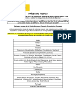 Anexo II Paises y Zonas de Riesgo Entre 19-07-2021-Y-25-07-2021