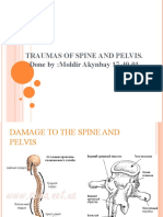 Traumas of Spine and Pelvis. Done By:moldir Akynbay 17-40-01