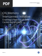 CXL Memory Interconnect Initiative:: Enabling A New Era of Data Center Architecture