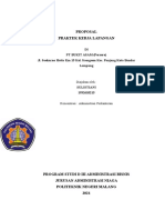 Sulistiani - Laporan Bisnis - Proposal PKL