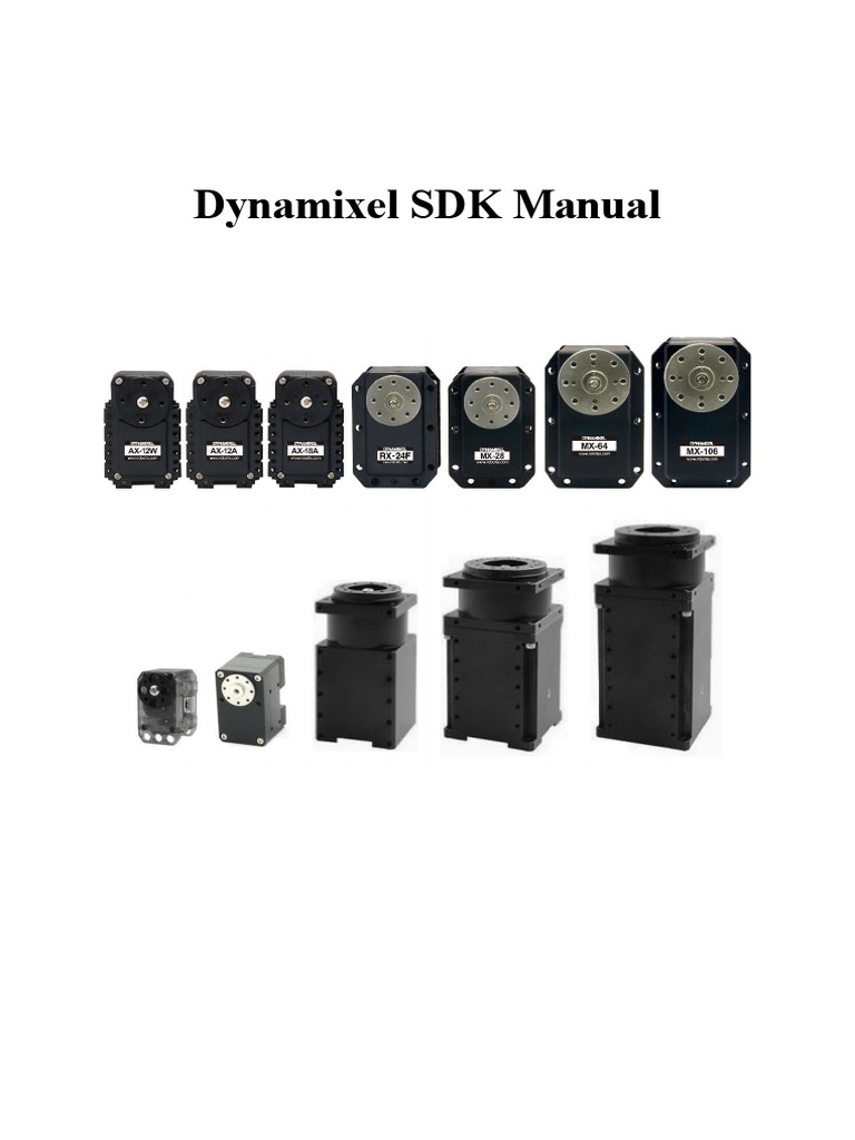DynamixelSDK Manual EN 160408 | PDF | Computer Architecture ...