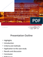 Hierarchical prioritization of industrial waste management system components for Africa's iron and steel industry