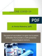 Vaccine Covid-19: Dr. Annisa Maloveny, SPPD