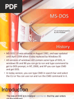 Ms-Dos: CIT 111 Practical Session 03 by V.P.G. Priyankara