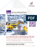 Livre - Blanc - La Notion Dinteraction Dans Les Approches Systemiques Pour Apprehender La Complexite