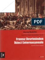 (Devrimci Halk Hareketleri Tarihi) Murray Bookchin - Fransız Devriminden İkinci Enternasyonale-Dipnot Yayınları