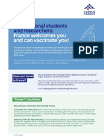 International Students - Entering France