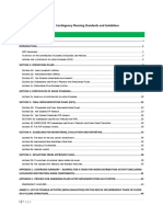 Contingency Planning Standards and Guidelines: Able OF Ontents