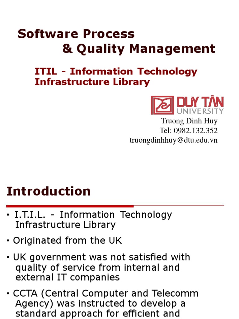 Lecture+05+ +ITIL+ +Information+Technology+Infrastructure+Library | PDF ...