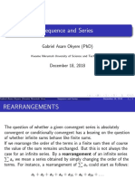 Sequence and Series: Gabriel Asare Okyere (PHD)