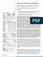 Voltamp Transformers (VAMP IN) : Q4FY21 Result Update