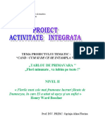 Proiect Activitate Integrata Gr. I MATE FLORI