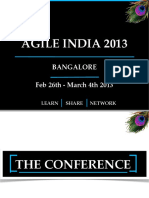 Agile India 2013: Bangalore Feb 26th - March 4th 2013