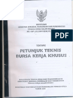 KEP 131 Petunjuk Teknis Bursa Kerja Khusus