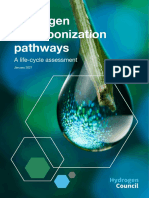 Hydrogen Decarbonization Pathways: A Life-Cycle Assessment