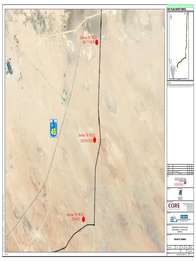 WGS84 UTM-39N Borrow Pit Map | PDF | Software | Computing And ...