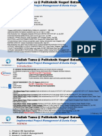 Poltek Negeri Batam-Project Management