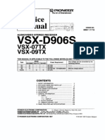 VSX-D906S Service Manual, VSX-07TX, VSX-09TX (OCR)