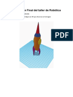 Evaluación Final Del Taller de Robótica