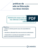 Historia Do Corpo e Da Corporeidade Nas Ciencias A Educacao Fisica e A Cultura Corporal