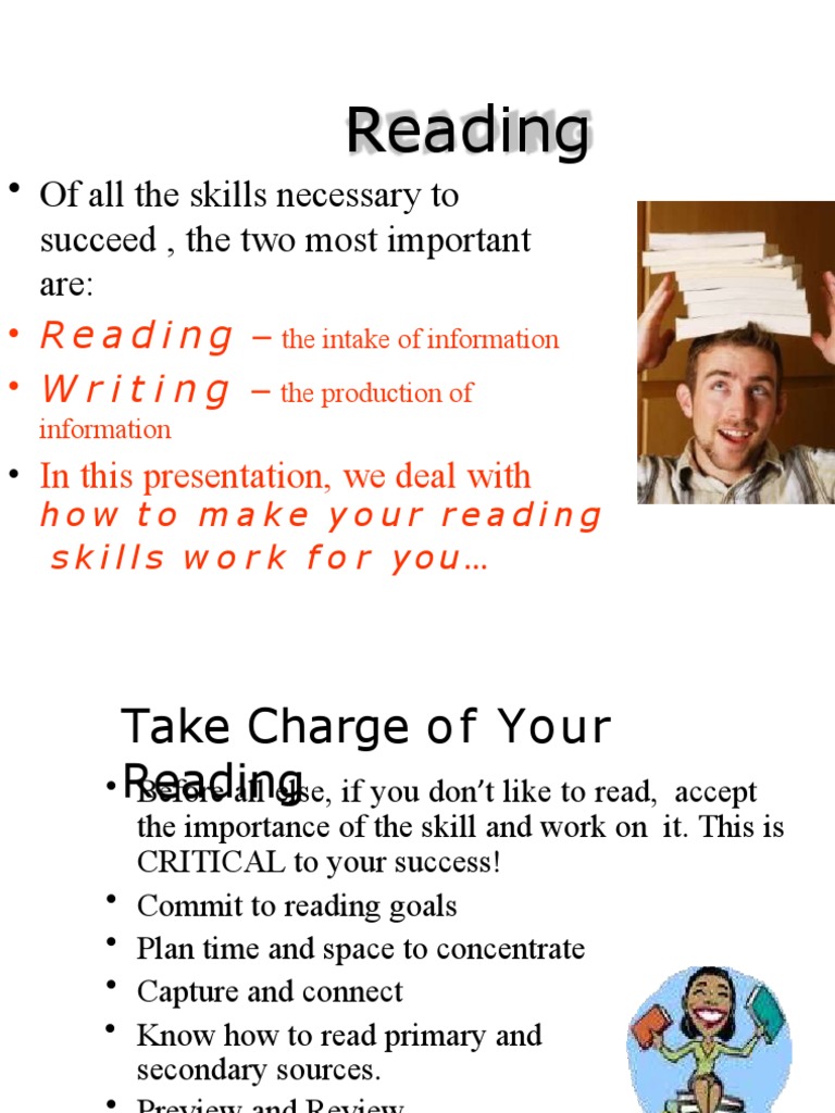 Reading of All The Skills Necessary To Succeed, The Two Most Important Are PDF Speed