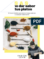 Cómo Dar Sabor A Tus Platos - Fabián León.