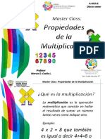 Propiedades de La Multiplicación