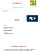 Preėsentation Mini Projet Regulation de Temperature