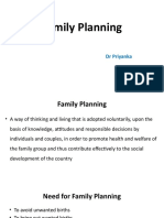 Family Planning: DR Priyanka