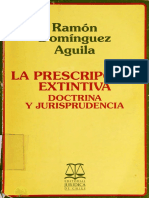 Prescripción Extintiva (Ramón Rodriguez)