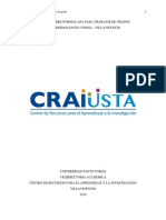 Apuntes Crai Usta Sobre Normas APA para Trabajos de Grado Crai Usta Villavicencio 222