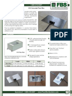 C12 Concrete Floor Box: Features