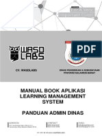 Manual Book - Admin Dinas