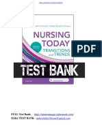 Nursing Today Transition and Trends 9th Edition Zerwekh Test Bank