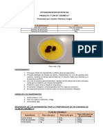 Estandarización de Recetas