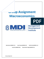 Group 5 Assignment Macro Economics