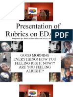 Presentation of Rubrics on EDASSL2