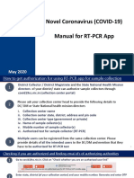 Novel Coronavirus (COVID-19) Manual For RT-PCR App