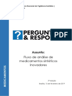 Perguntas e Respostas - Fluxo de Análise de Inovadores