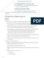 IFS Agricultural Engineering Papers 2000